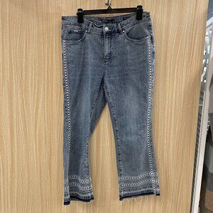 FDJ Embroidered Jeans Size 10